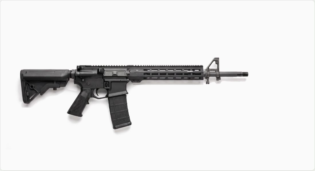 Dirty Bird 16" 5.56 M4 Carbine Phosphate/Chrome-Lined Barrel w/ F-Marked FSB (D264) on a AR-15