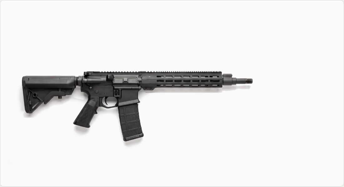 Ballistic Advantage Performance Series 13.7" 5.56 Hanson Mid-Length Barrel w/ Low Pro Gas Block (BABL556036F) on a AR-15