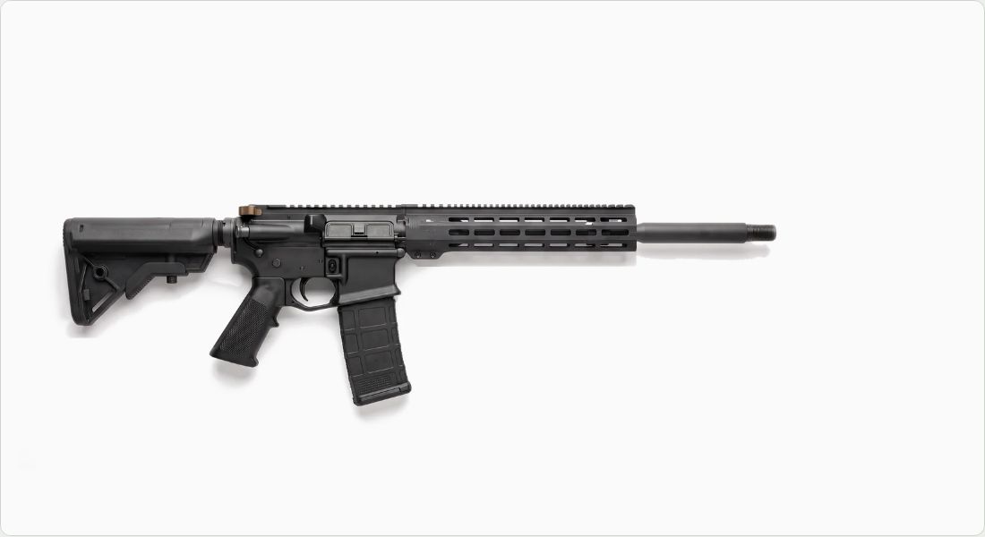 Breek Arms Warhammer Mod2 Ambidextrous Charging Handle on a AR-15