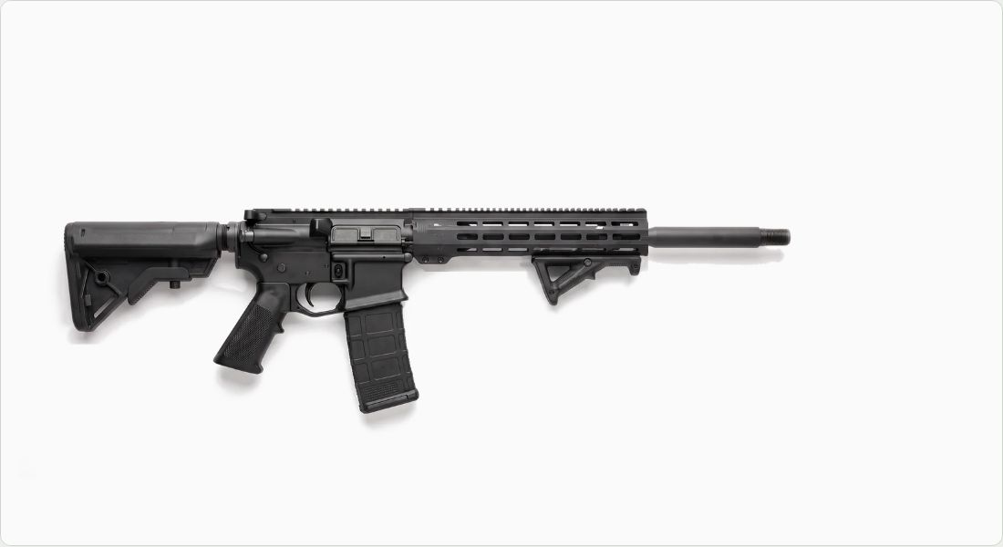 Magpul M-LOK AFG Angled Fore Grip on a AR-15