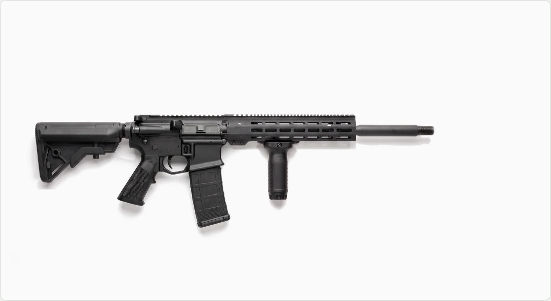 Magpul MOE RVG Rail Vertical Grip on a AR-15