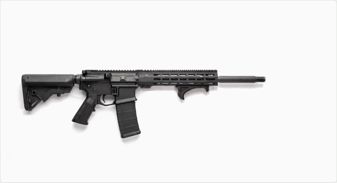Die Free Co Tiger Claw (M-LOK) on a AR-15