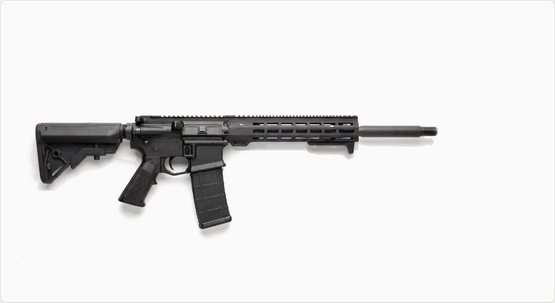 Magpul XTM Hand Stop Kit (MAG511) on a AR-15