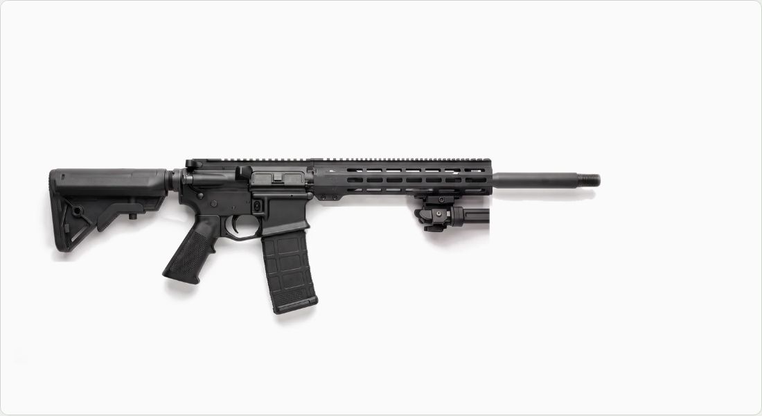 Magpul Bipod (M-LOK) on a AR-15