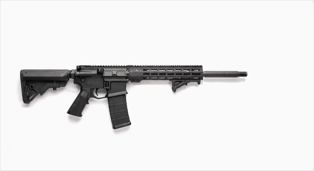 Emissary Development Handbrake X M-LOK on a AR-15