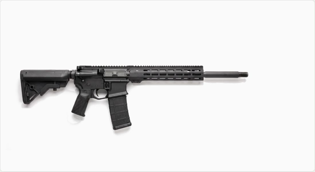 Die Free Co Kung Fu Grip on a AR-15
