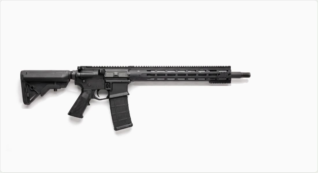 Geissele Automatics MK16 Super Modular Rail 13.5" (URGI) on a AR-15