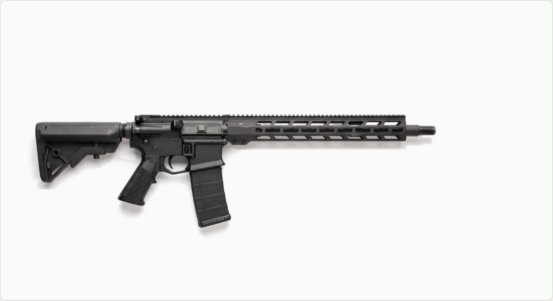 Fortis Manufacturing REV II Free Float Rail System 13.8" on a AR-15