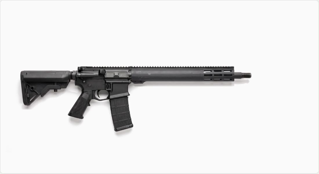 Wilson Combat M-LOK Rail 13.8" (TRMLOK14) on a AR-15