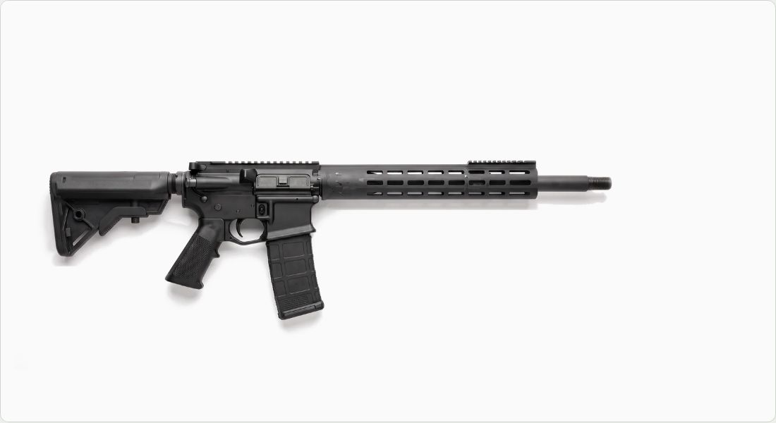 Aero Precision Quantum M-LOK Handguard 12" w/ BAR Barrel Nut on a AR-15
