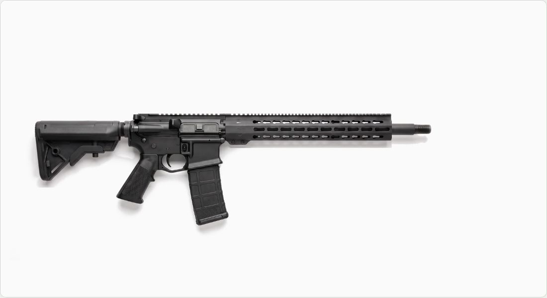 Bravo Company Manufacturing KMR Alpha 13 KeyMod Free-Float Handguard on a AR-15