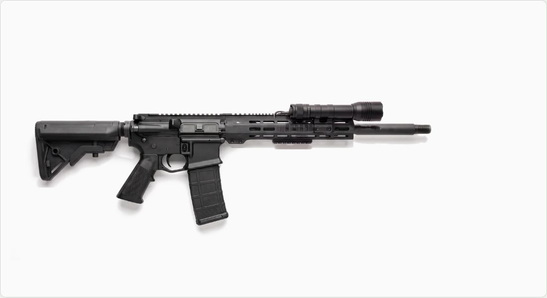 Streamlight ProTac Rail Mount 2.0 on a AR-15