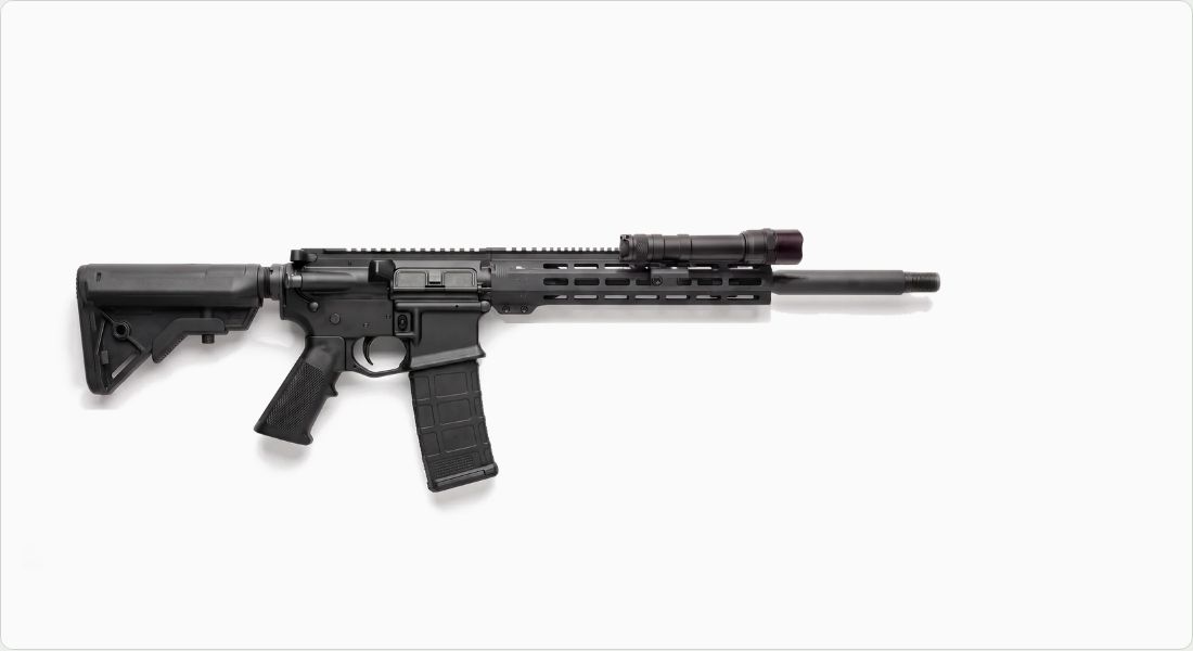 SureFire M600V IR Scout Light on a AR-15