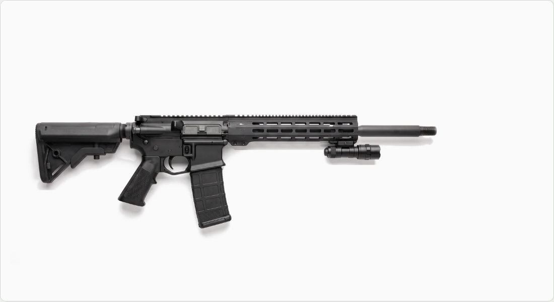 Streamlight ProTac Rail Mount HL-X Pro on a AR-15