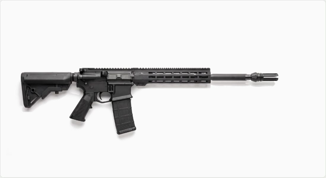 SureFire WARCOMP 5.56 on a AR-15