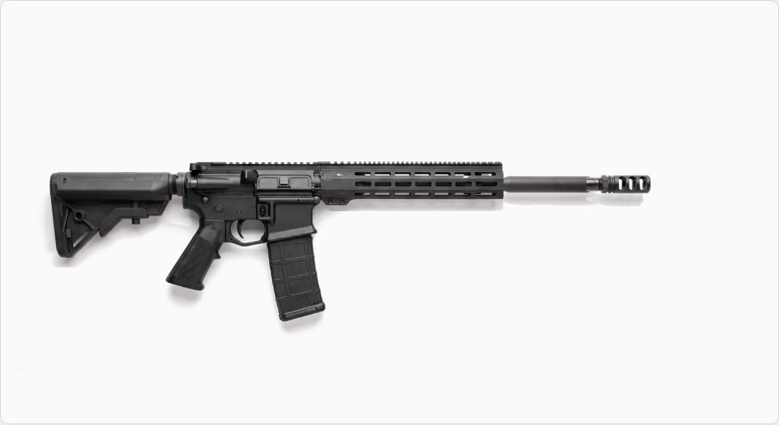 Strike Industries King Comp .223/5.56 on a AR-15