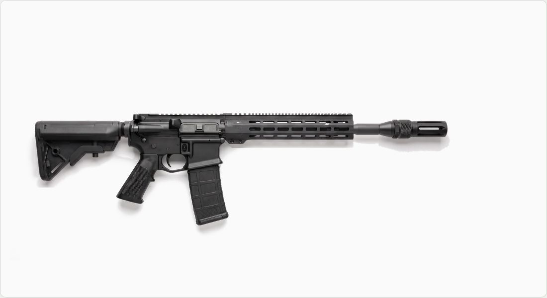 SilencerCo ASR Flash Hider 5.56 (AC141) on a AR-15