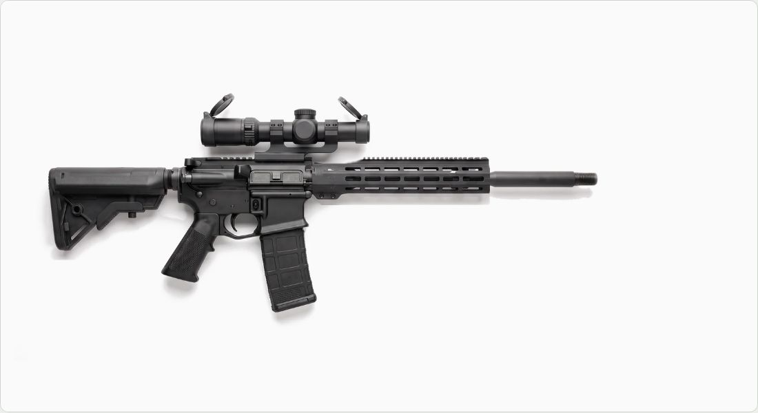 Aimpoint PRO (Patrol Rifle Optic) on a AR-15