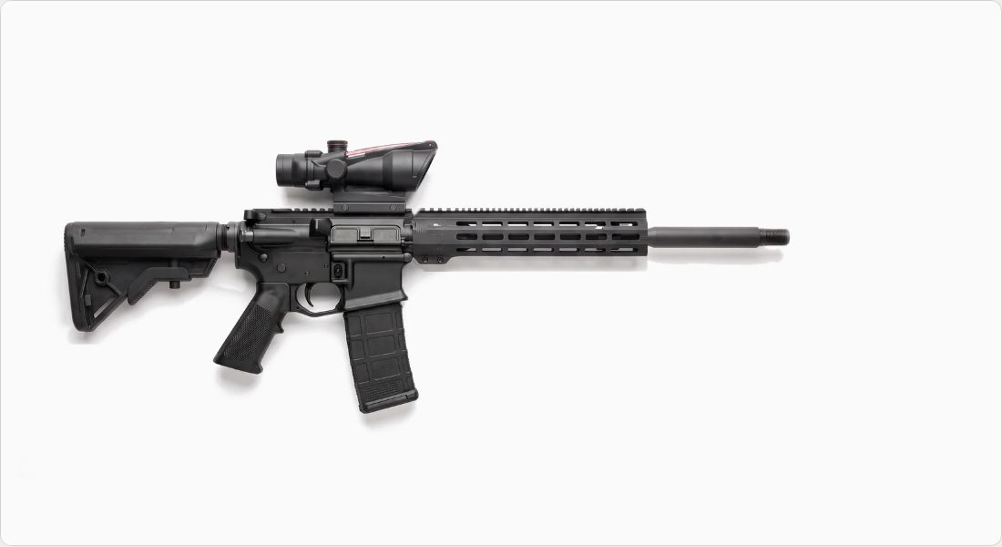 Trijicon ACOG TA31 4x32 on a AR-15