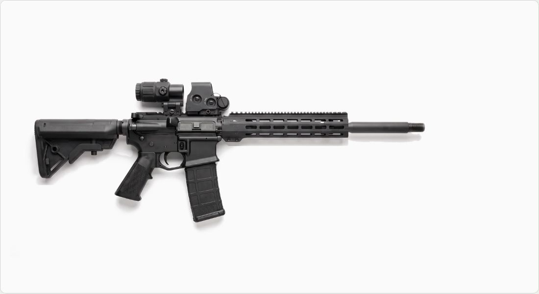 EOTech HHS II (EXPS2-2 + G33 Magnifier) on a AR-15