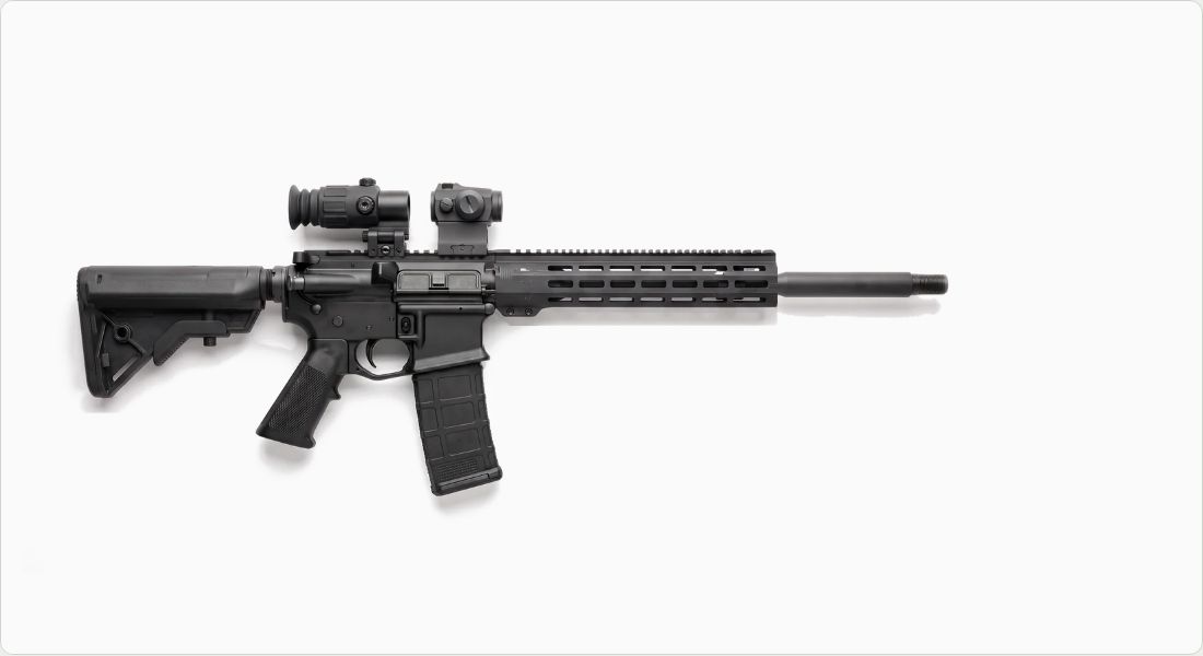 Aimpoint 3X-C Magnifier (FlipMount/TwistMount) on a AR-15