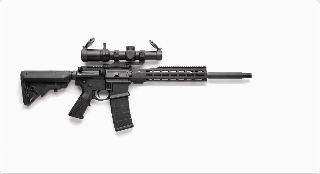 SIG Sauer Tango-MSR 1-10x26 FFP on a AR-15