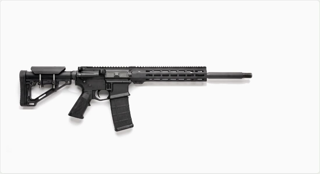 Luth-AR MBA-1 Modular Buttstock on a AR-15