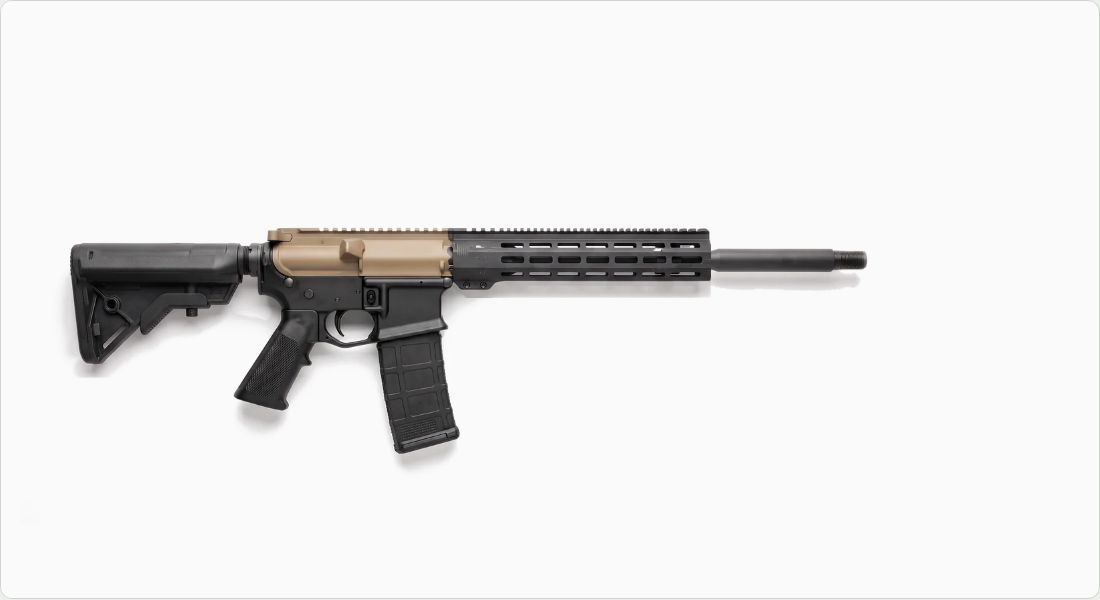 Stag Arms Stag 15 A3 Left-Handed Stripped Upper on a AR-15