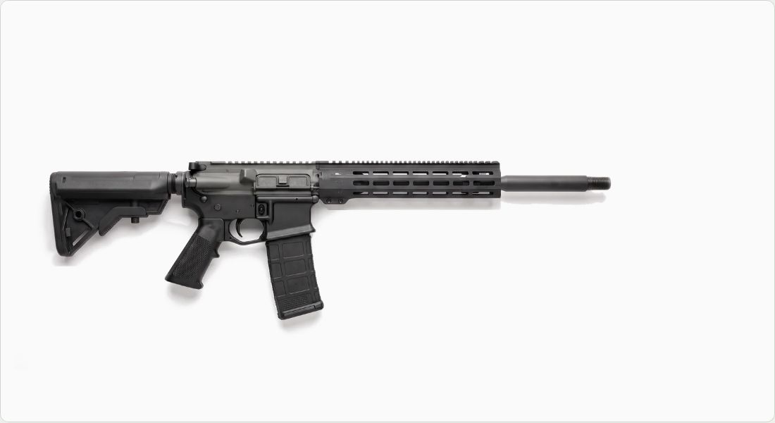 Palmetto State Armory PA-15 Stripped Upper Receiver on a AR-15