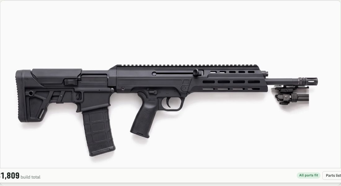 Magpul Bipod (M-LOK) on a Bullpup