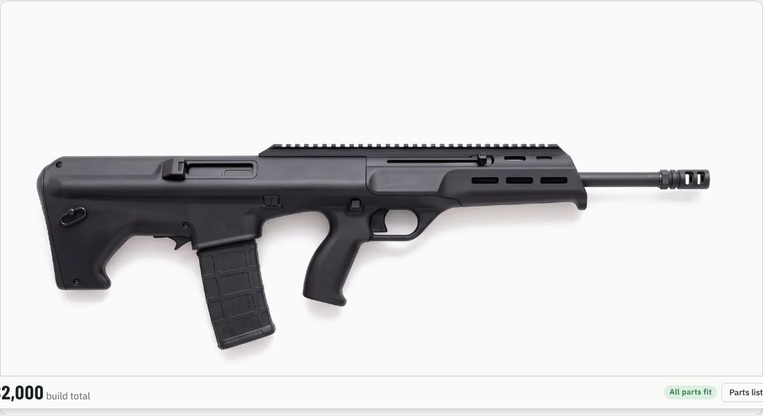 Desert Tech MDRx (16 in) on a Bullpup