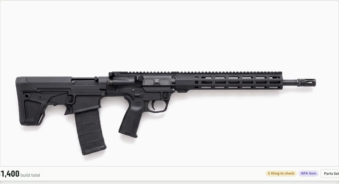 Palmetto State Armory PSA Olcan 14.5 in KeyMo on a Bullpup