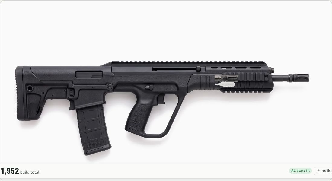 SureFire SF3P Flash Hider 5.56 on a Bullpup
