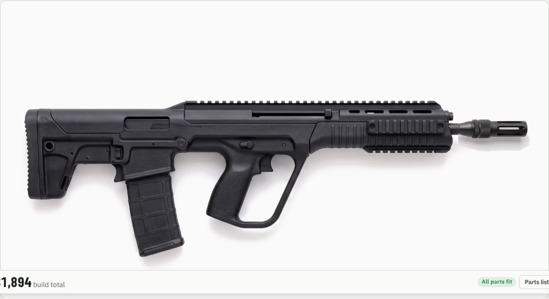 SilencerCo ASR Flash Hider 5.56 on a Bullpup