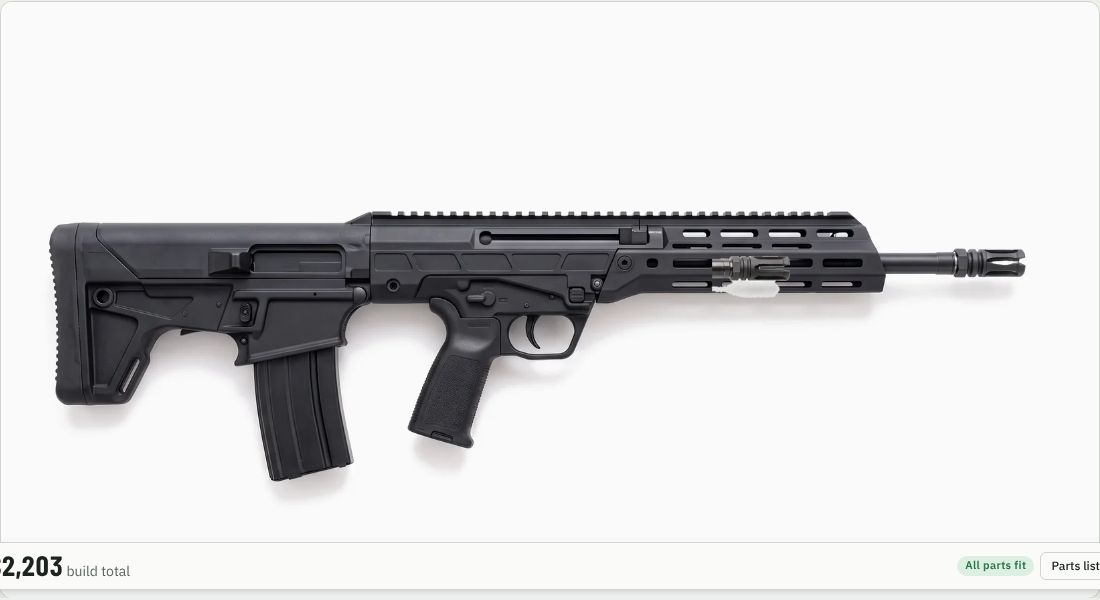 SureFire SF3P 7.62 Flash Hider on a Bullpup