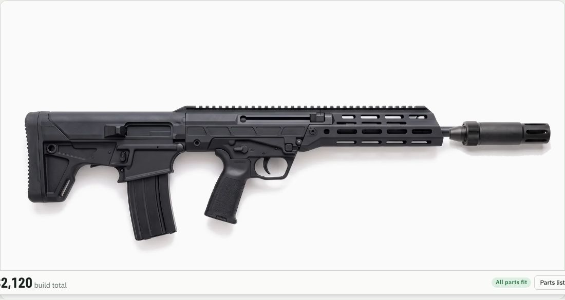 SilencerCo ASR Flash Hider .30 Cal on a Bullpup