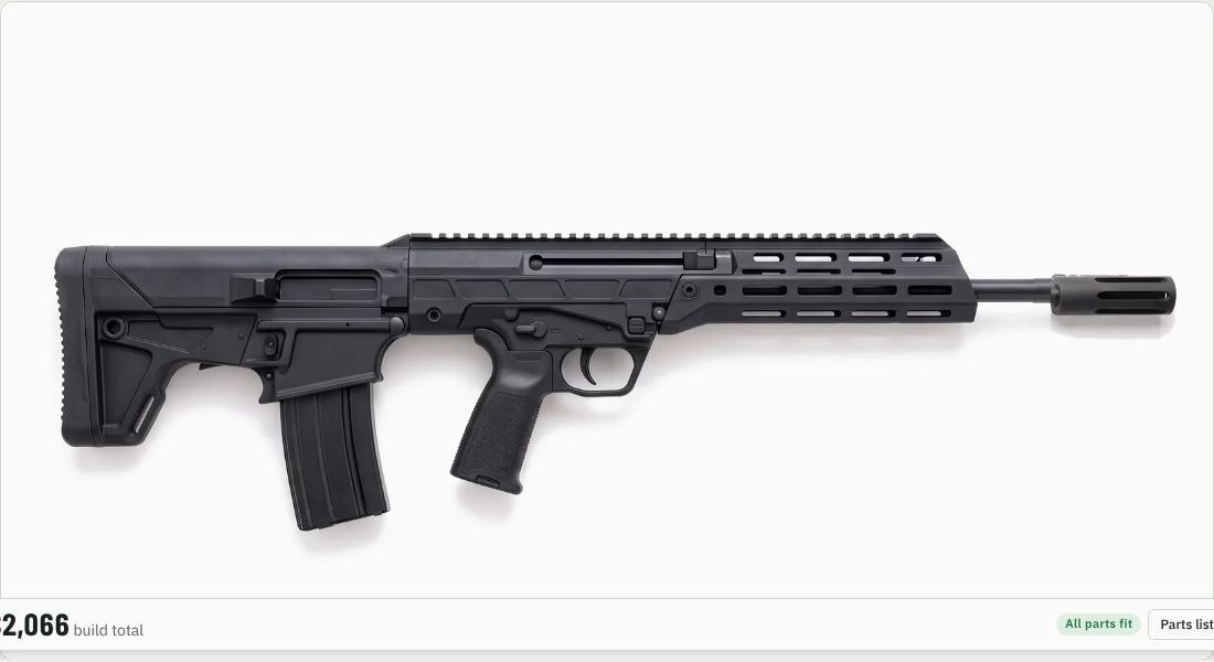 Dirty Bird .30 A2 Birdcage Flash Hider on a Bullpup
