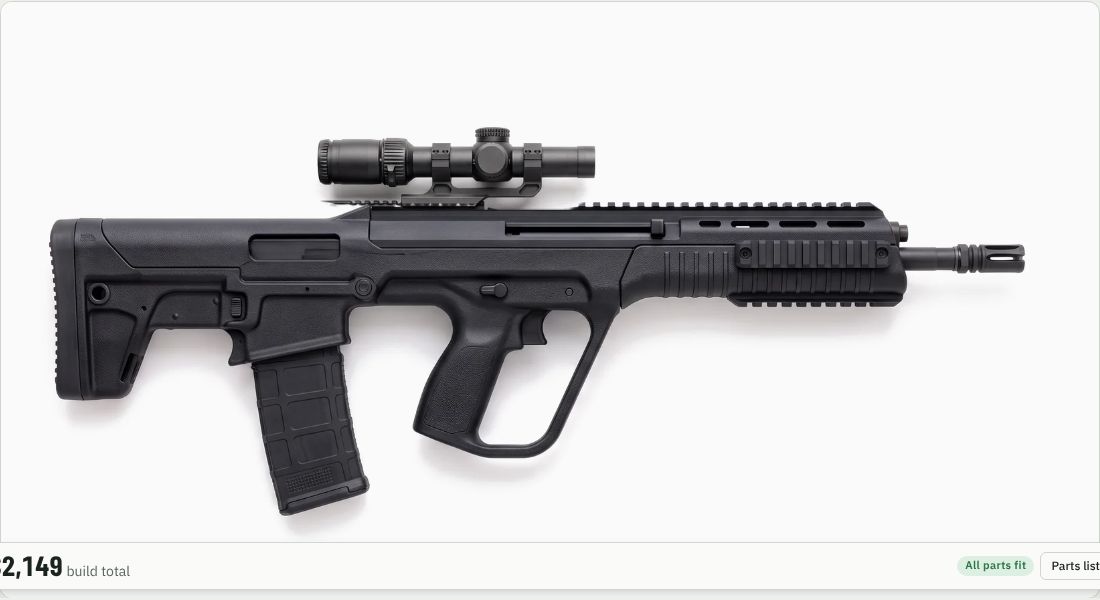Vortex Strike Eagle 1-8x24 on a Bullpup