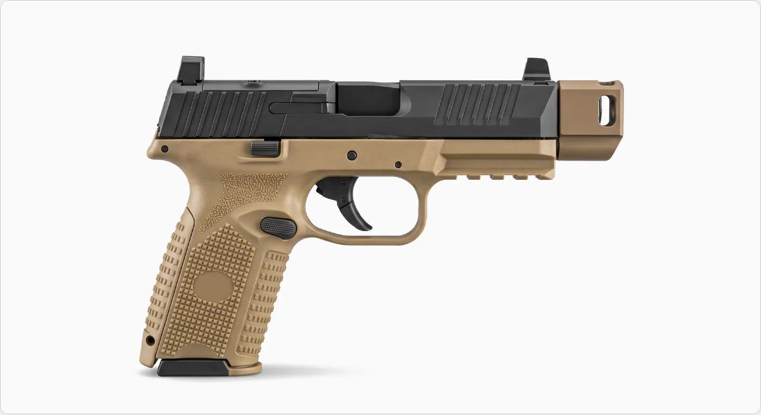Parker Mountain Machine FN 509 Duty Compensator on a FN