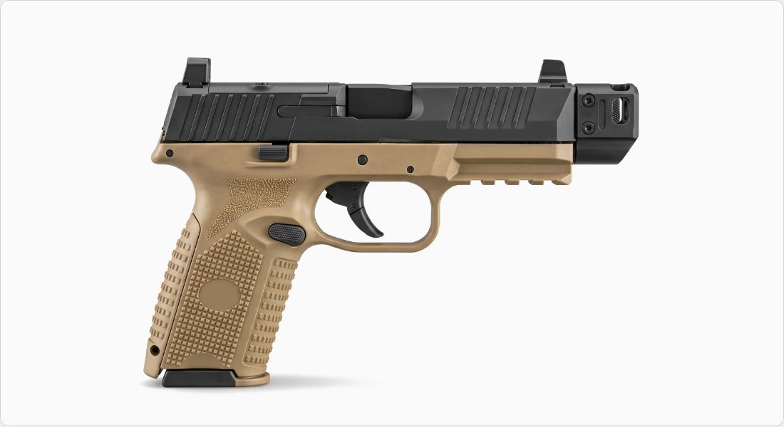 Arms Republic 9mm Compensator for FN 509 on a FN
