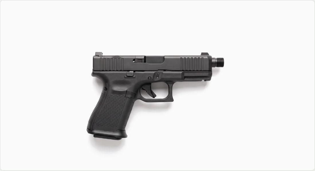 SilencerCo Threaded Barrel G19 on a Glock