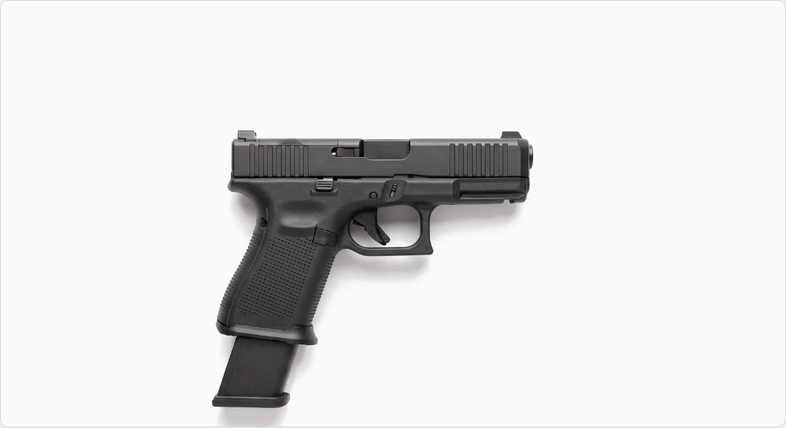 Glock G17 33-Round Magazine on a Glock