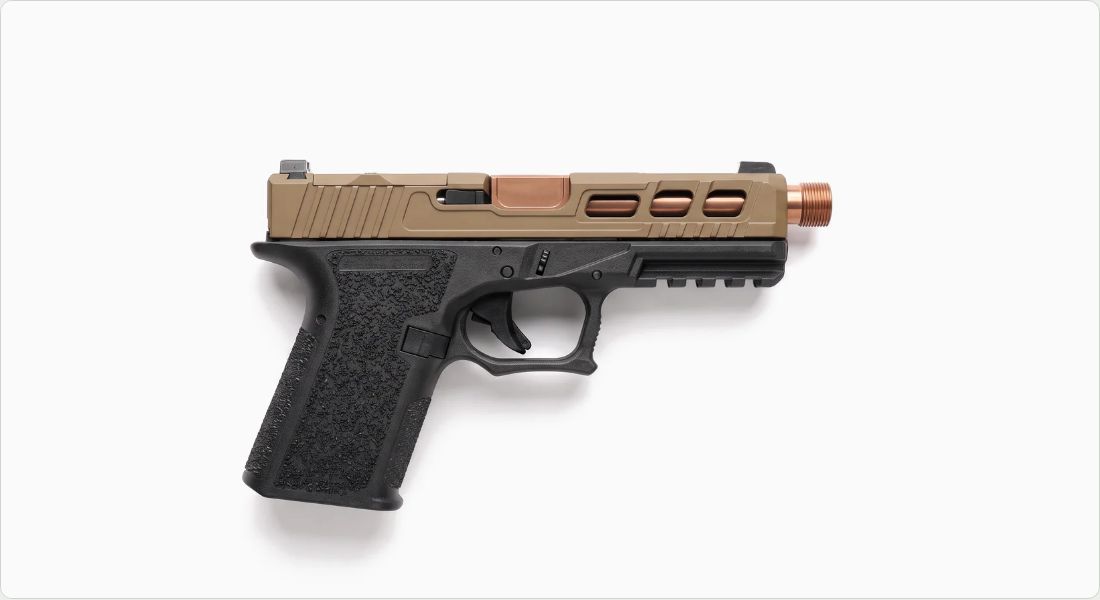 Palmetto State Armory Dagger Complete SW1 RMR Slide w/ Threaded Barrel on a Glock