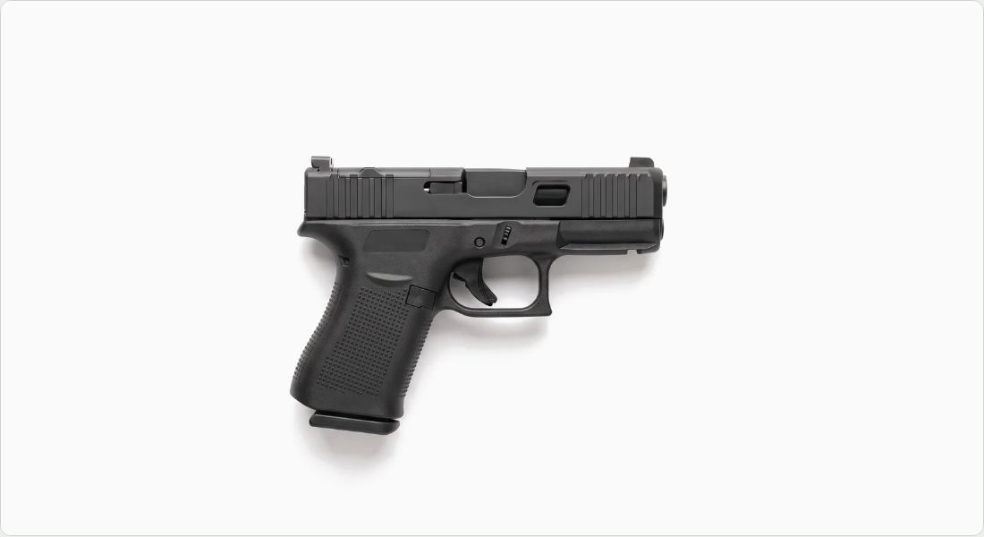 Grey Ghost Precision Optic Ready V2 Stripped Slide for Glock 43 / 43X on a Glock