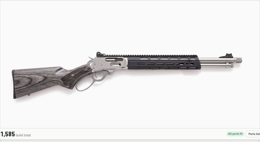 Midwest Industries Marlin 1895 Extended Sight System (.45-70) on a Lever action