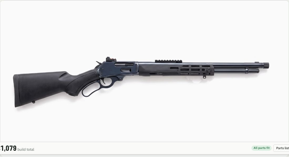 Midwest Industries G2 Henry 45-70 M-LOK Handguard on a Lever action