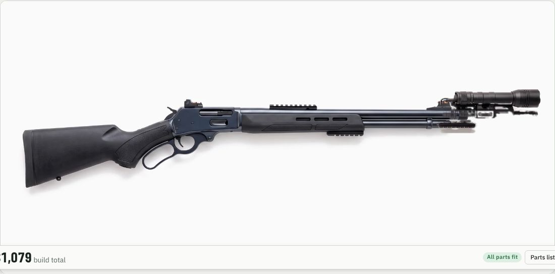 Streamlight ProTac Rail Mount 2.0 on a Lever action