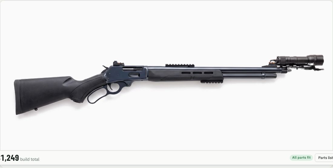 SureFire M600DF Scout Light Pro on a Lever action