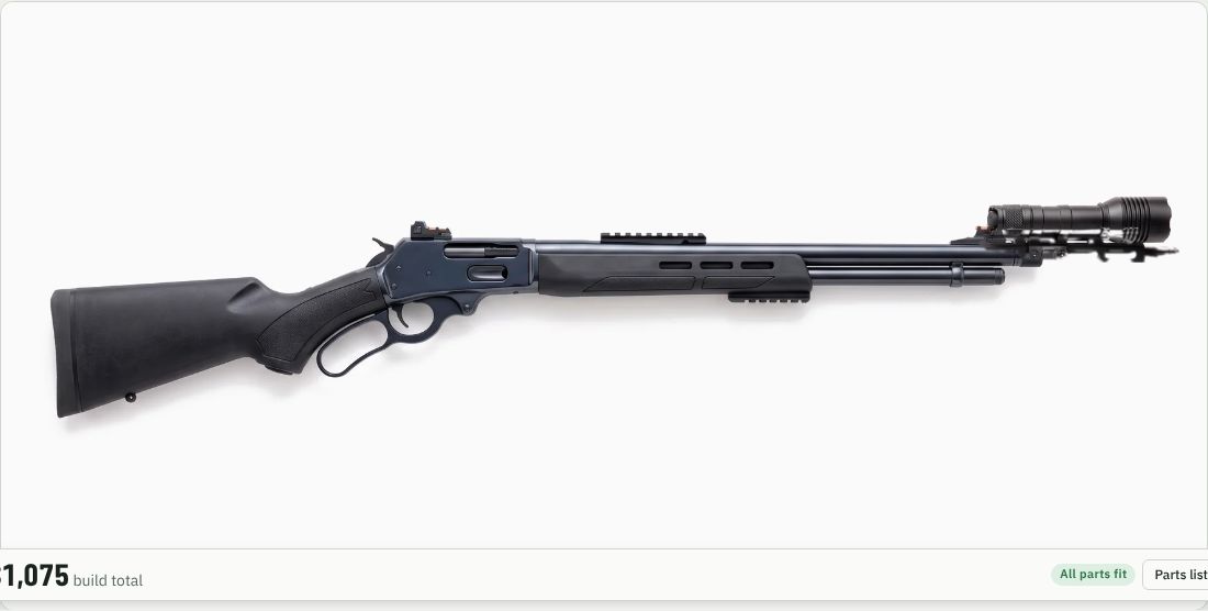 Olight Odin on a Lever action