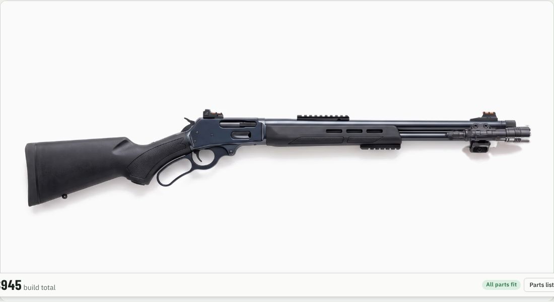 Arisaka Defense Offset Scout Mount M-LOK on a Lever action